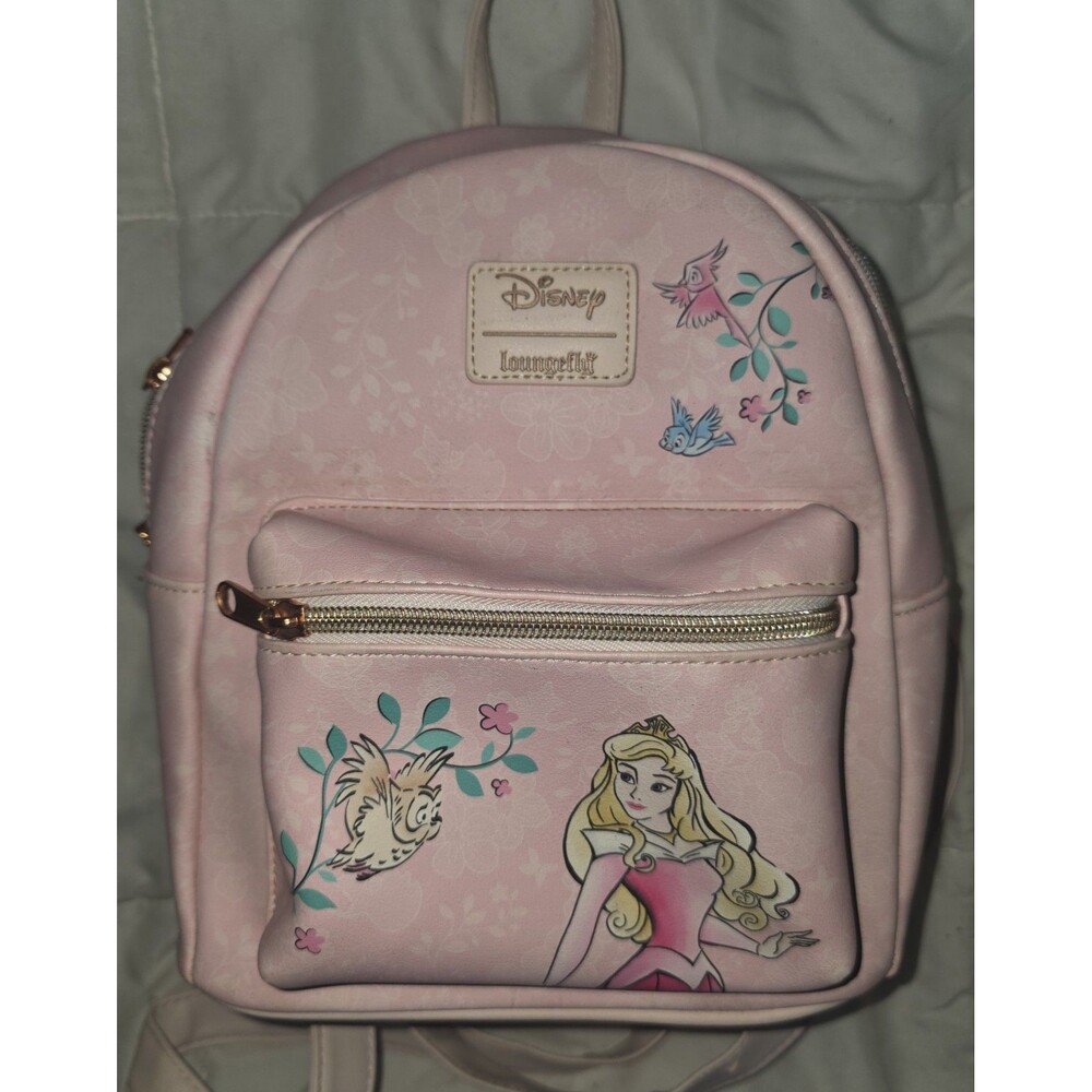 Loungefly Disney sleeping beauty aurora mini backpack bookbag purse bag tote!